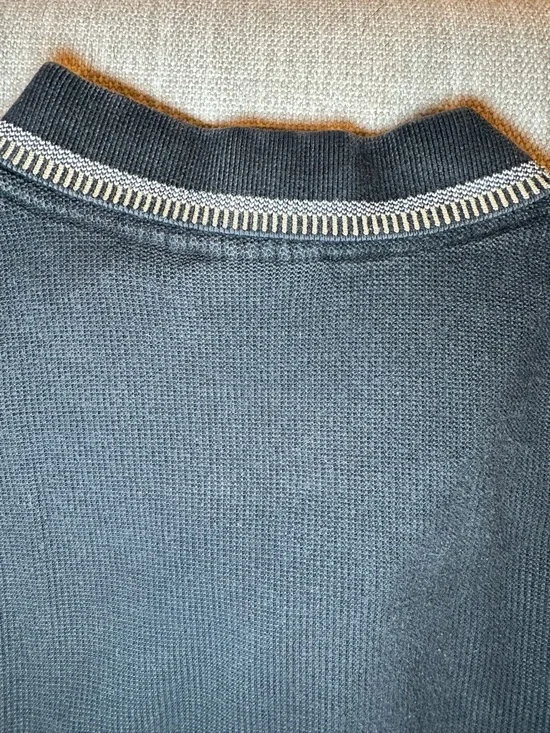 Vintage Harley-Davidson Black Knit Polo Shirt - Size Large - 100% Combed Cotton - Picture 13 of 13